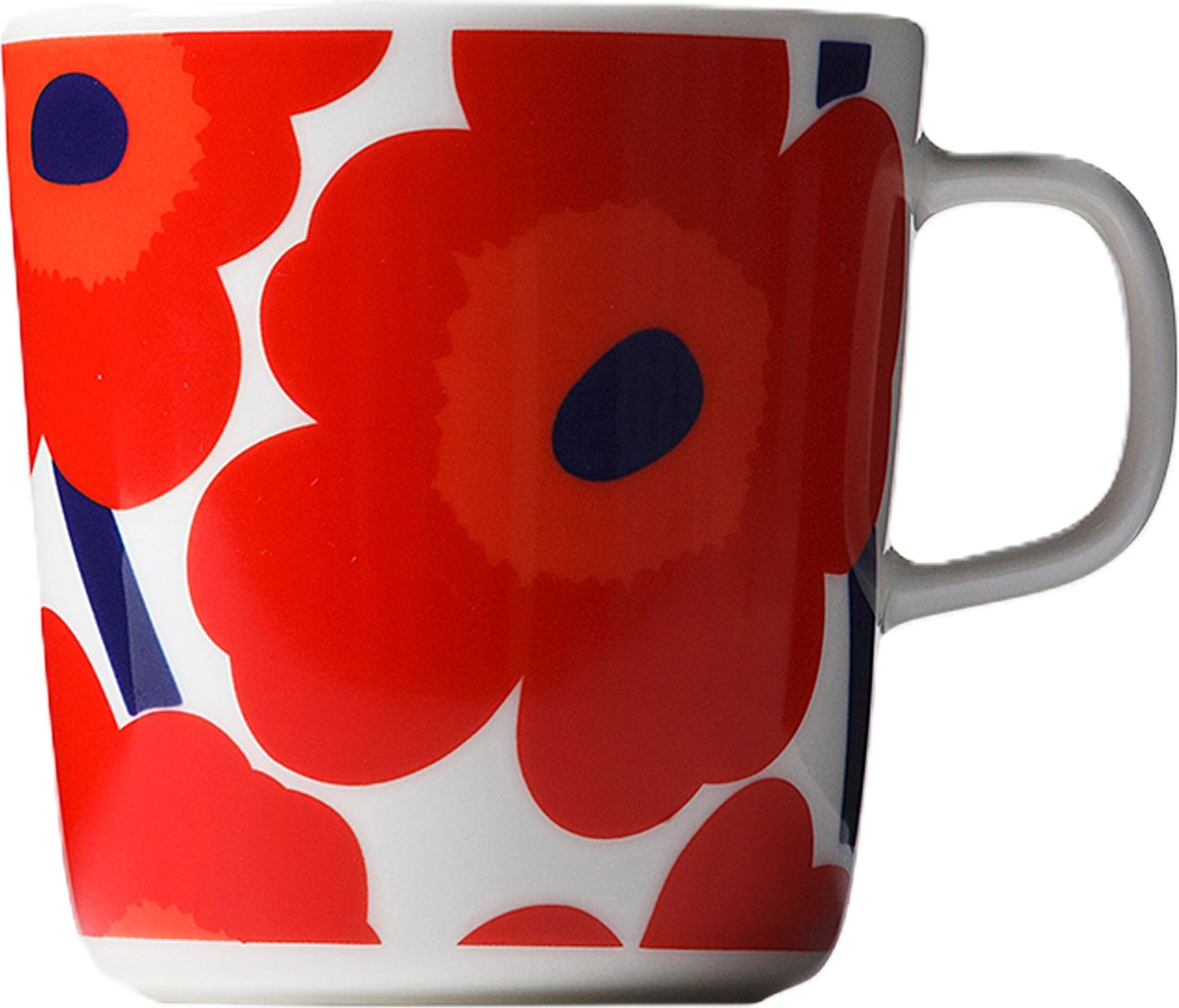 Unikko Becher 400 ml, rot-weiß