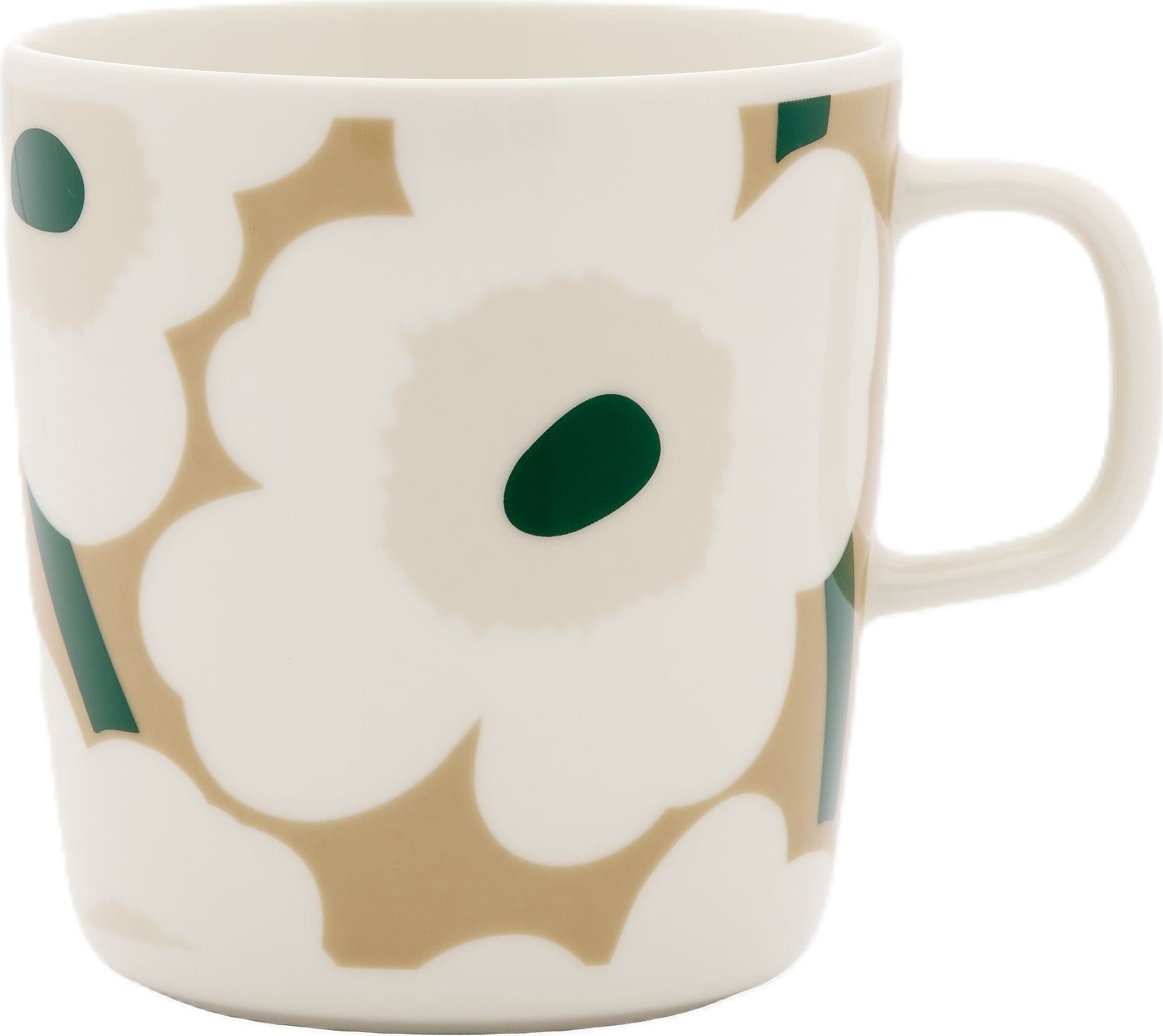 Unikko Becher 400 ml, weiß-sandfarben