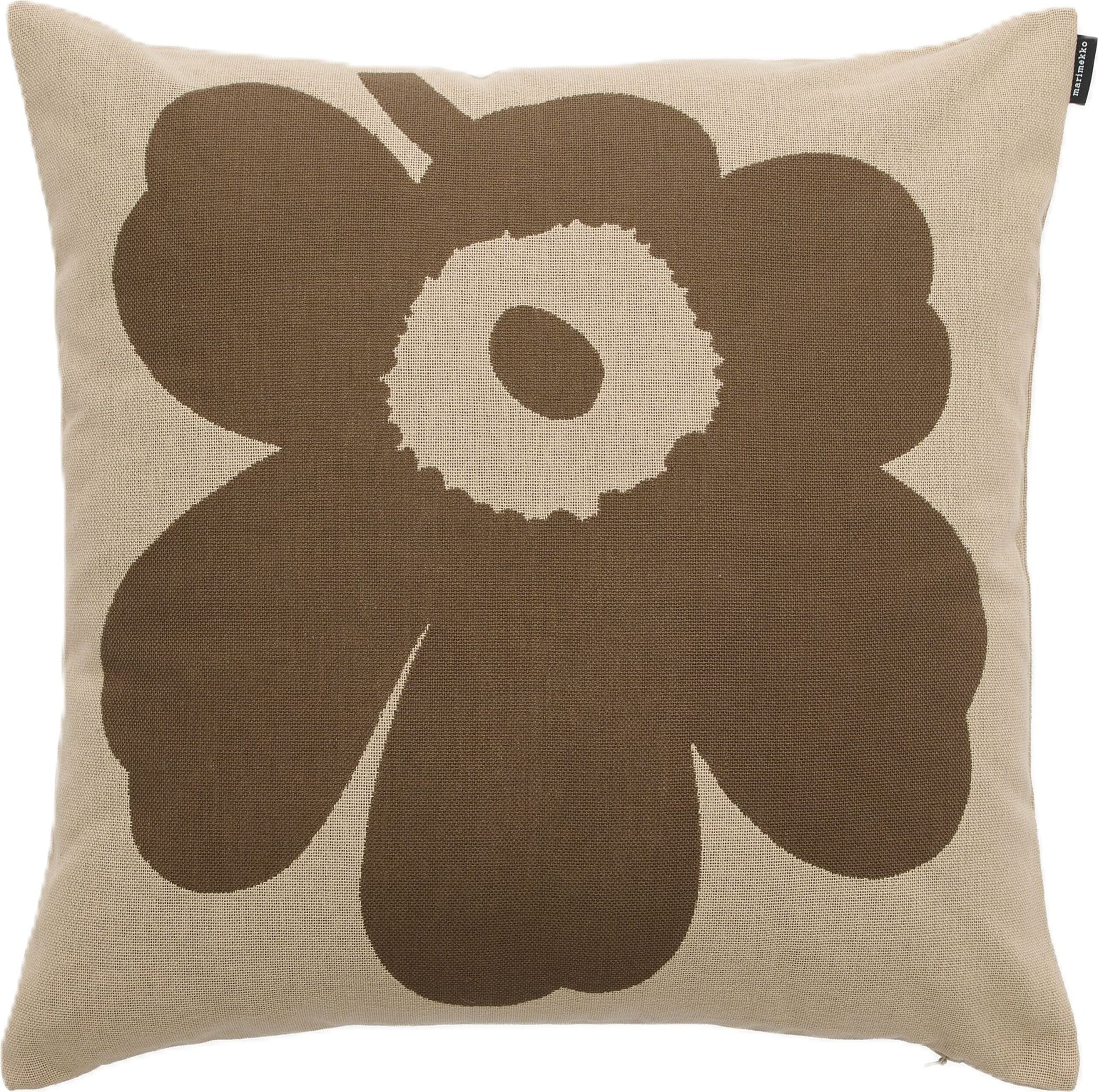 Unikko Dekokissenbezug 50 x 50 cm, schwarz-weiß, Jacquard