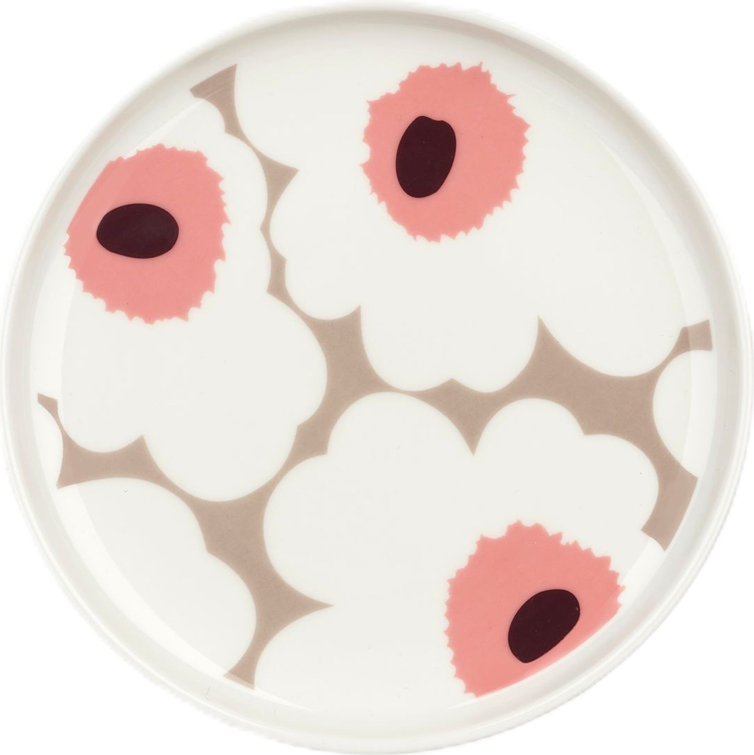 Unikko Dessertteller 13,5 cm, beige-rosa
