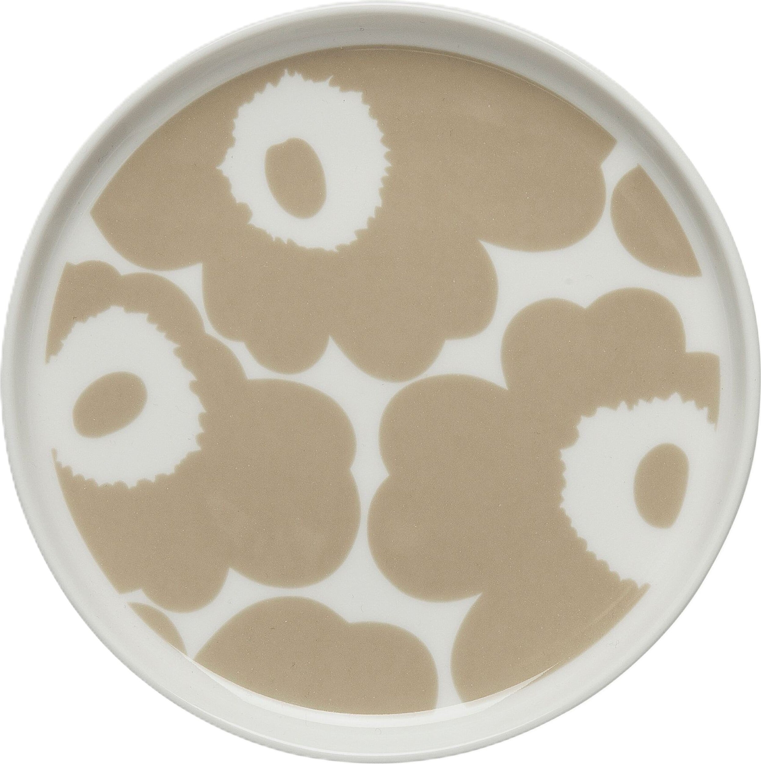 Unikko Dessertteller 13,5 cm, weiß-beige