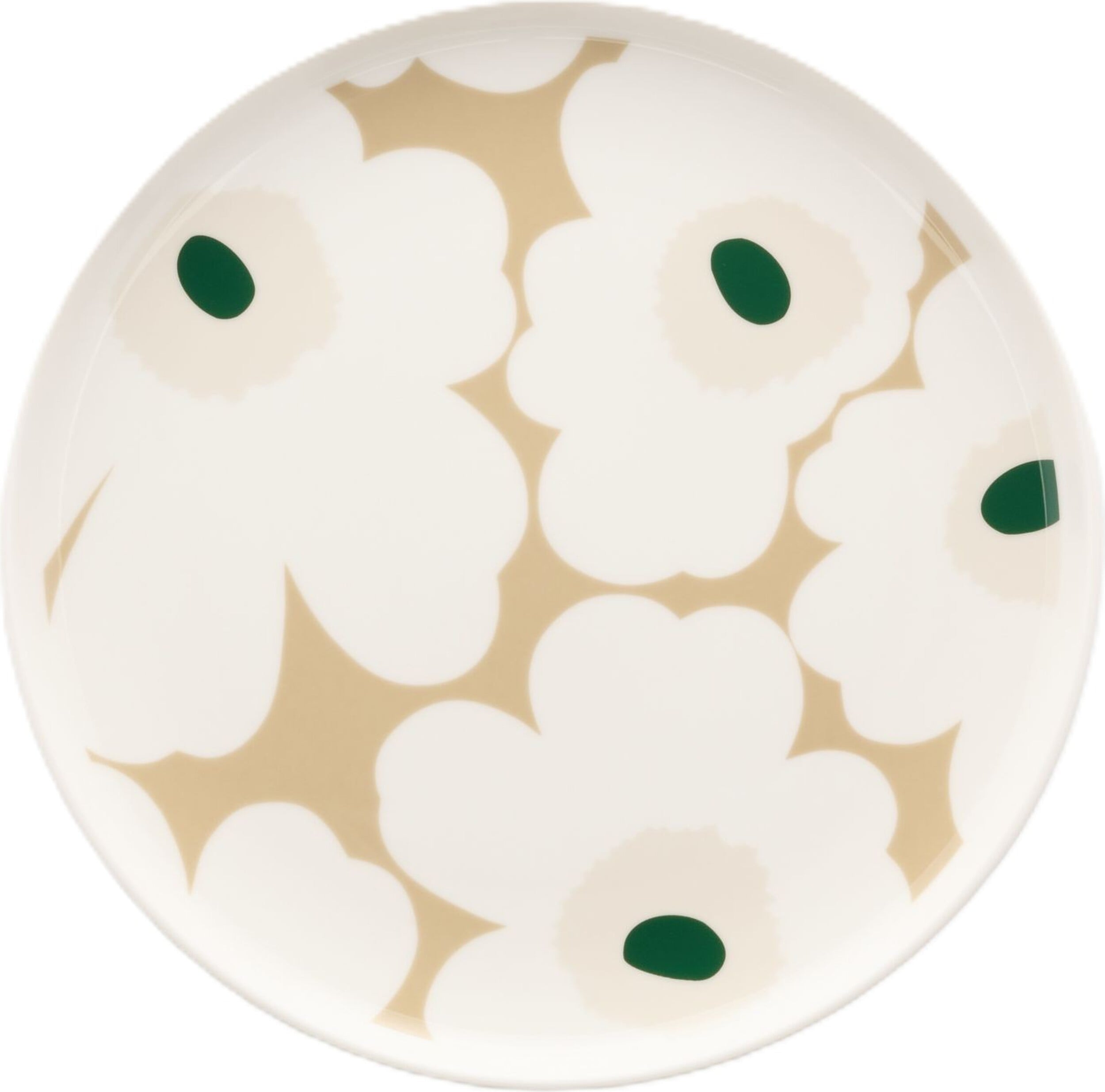 Unikko Frühstücksteller 20 cm, weiß-sandfarben