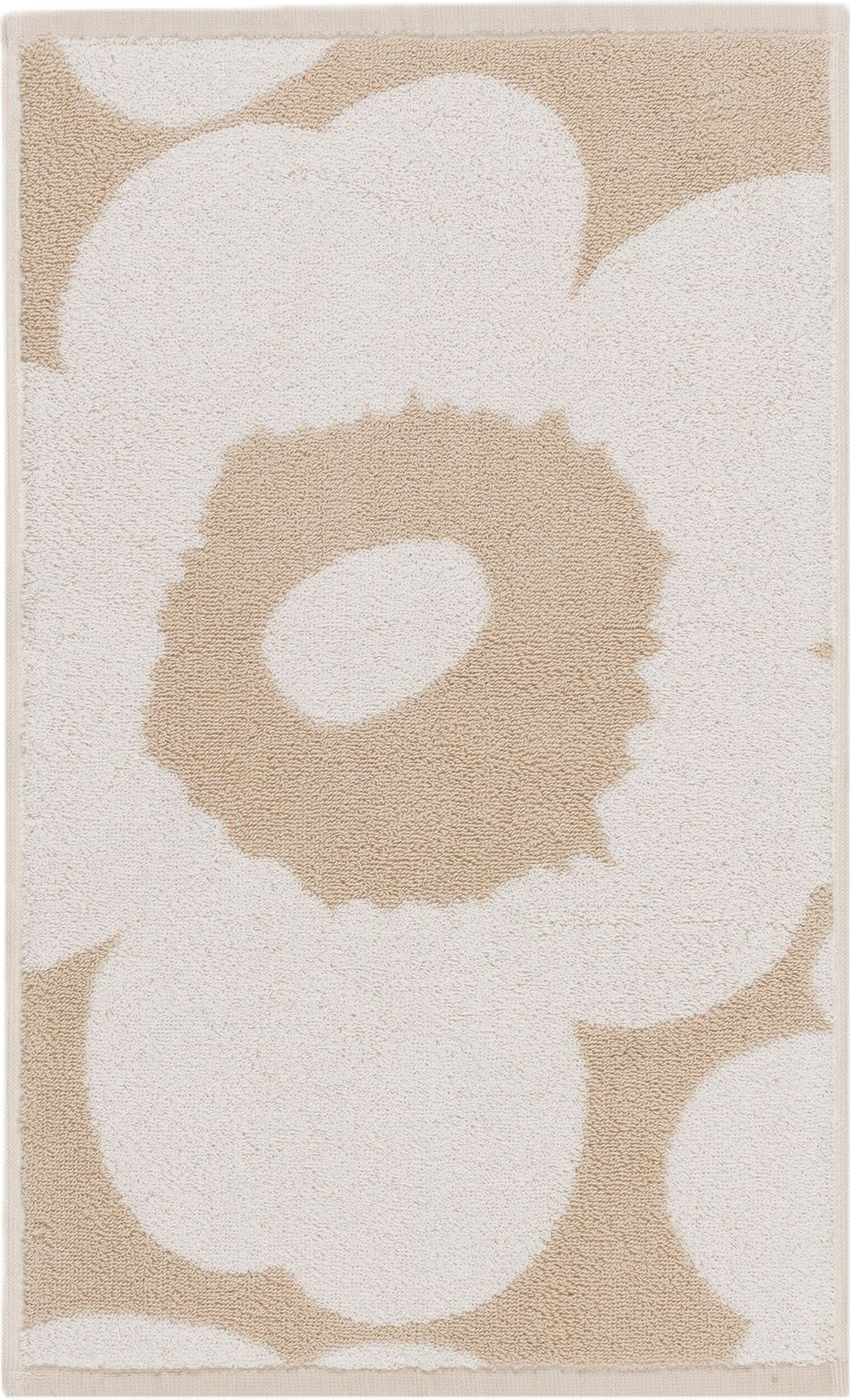 Unikko Gästehandtuch 30 x 50 cm, weiß-beige