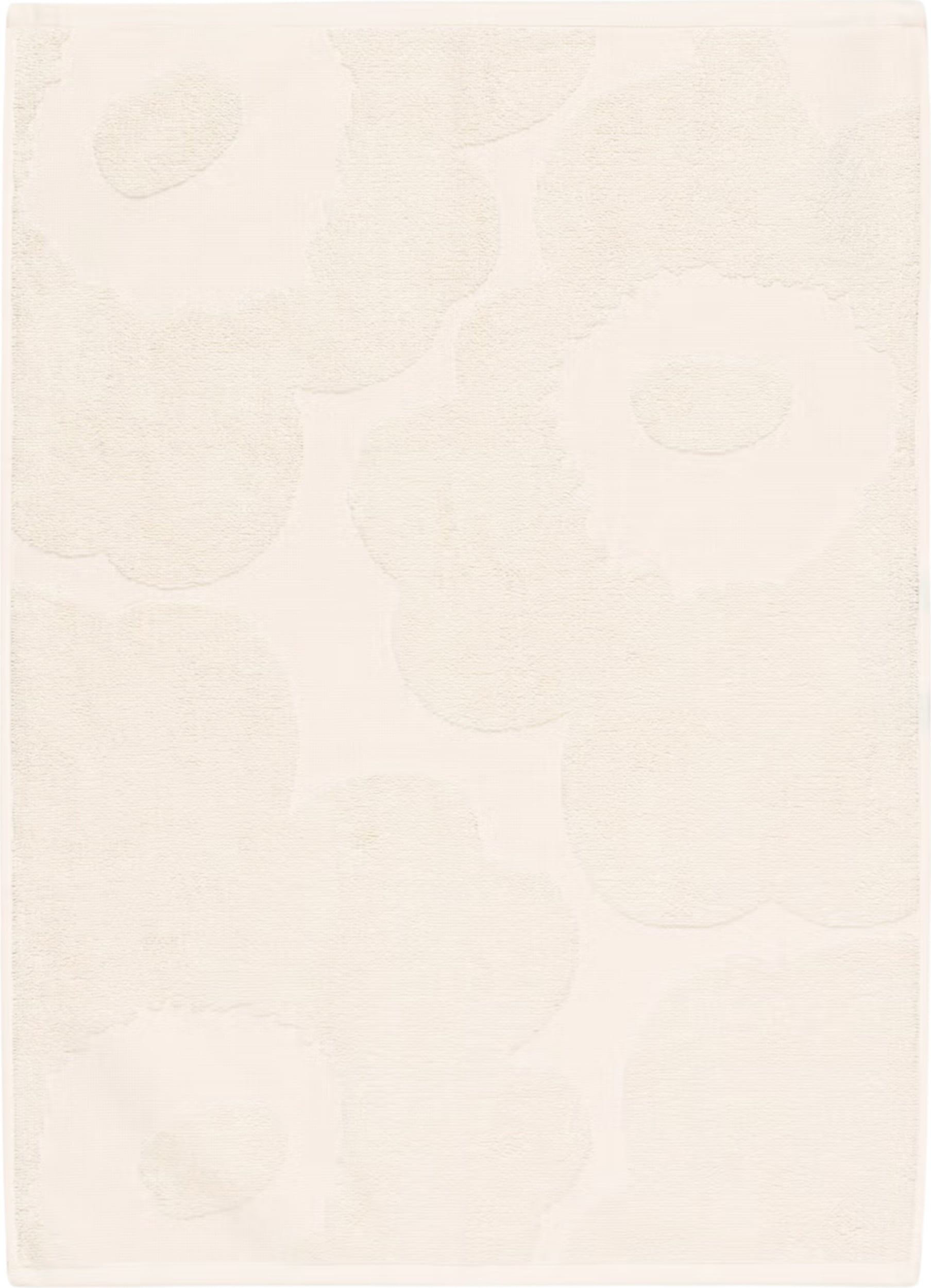 Unikko Handtuch 50 x 70 cm, weiß, geprägt
