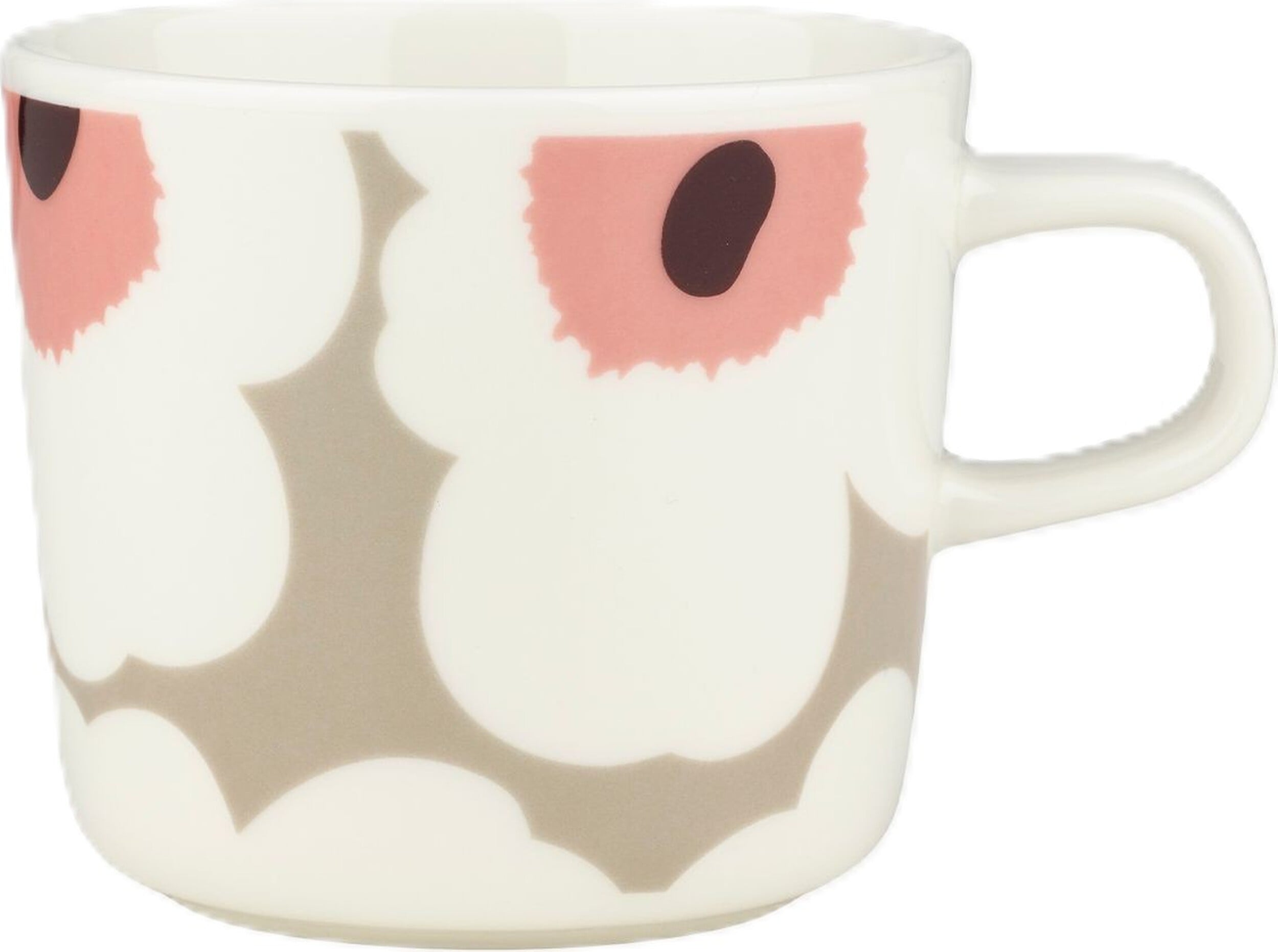 Unikko Kaffeetasse 200 ml, beige-rosa