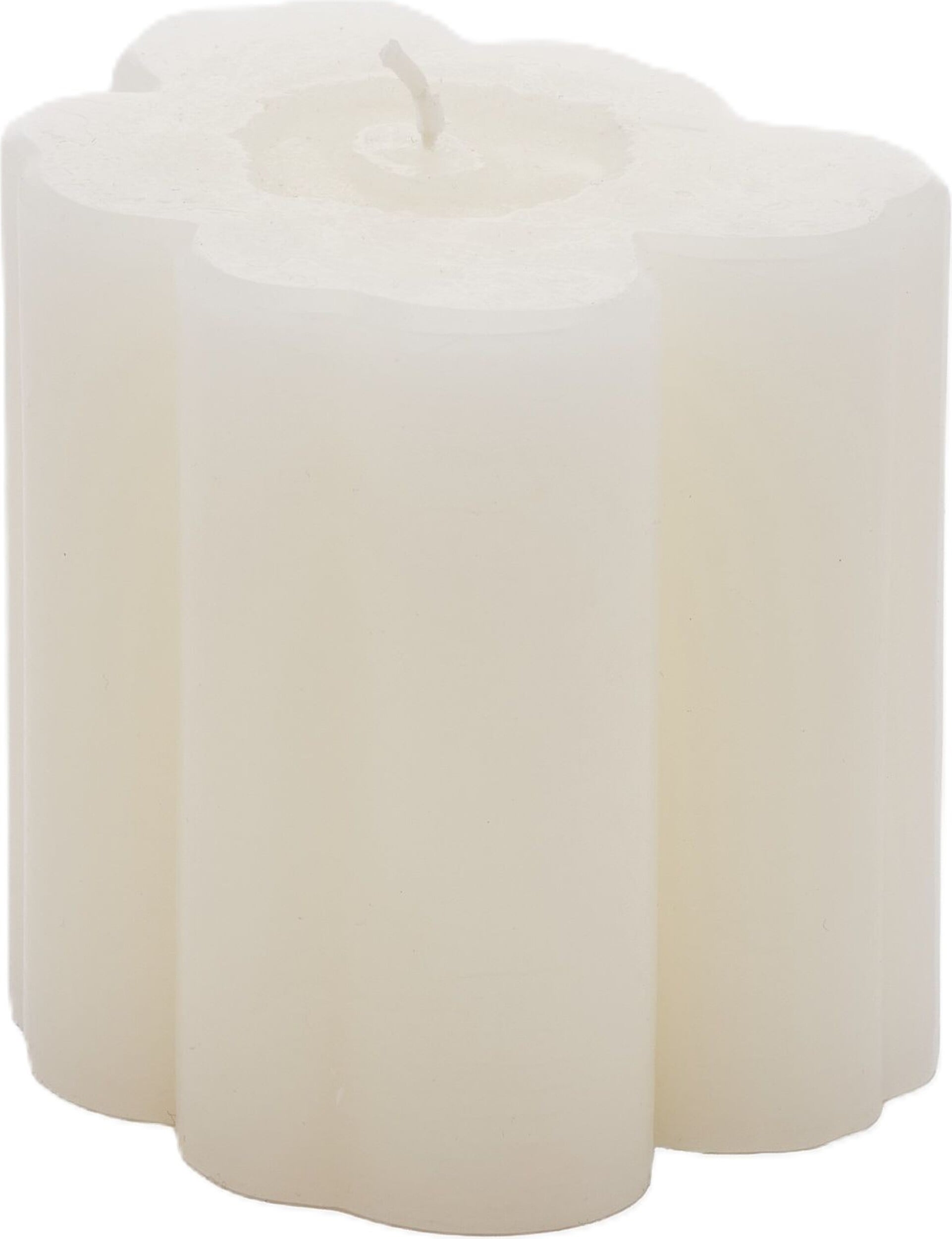 Unikko Kerze 9 cm, weiß
