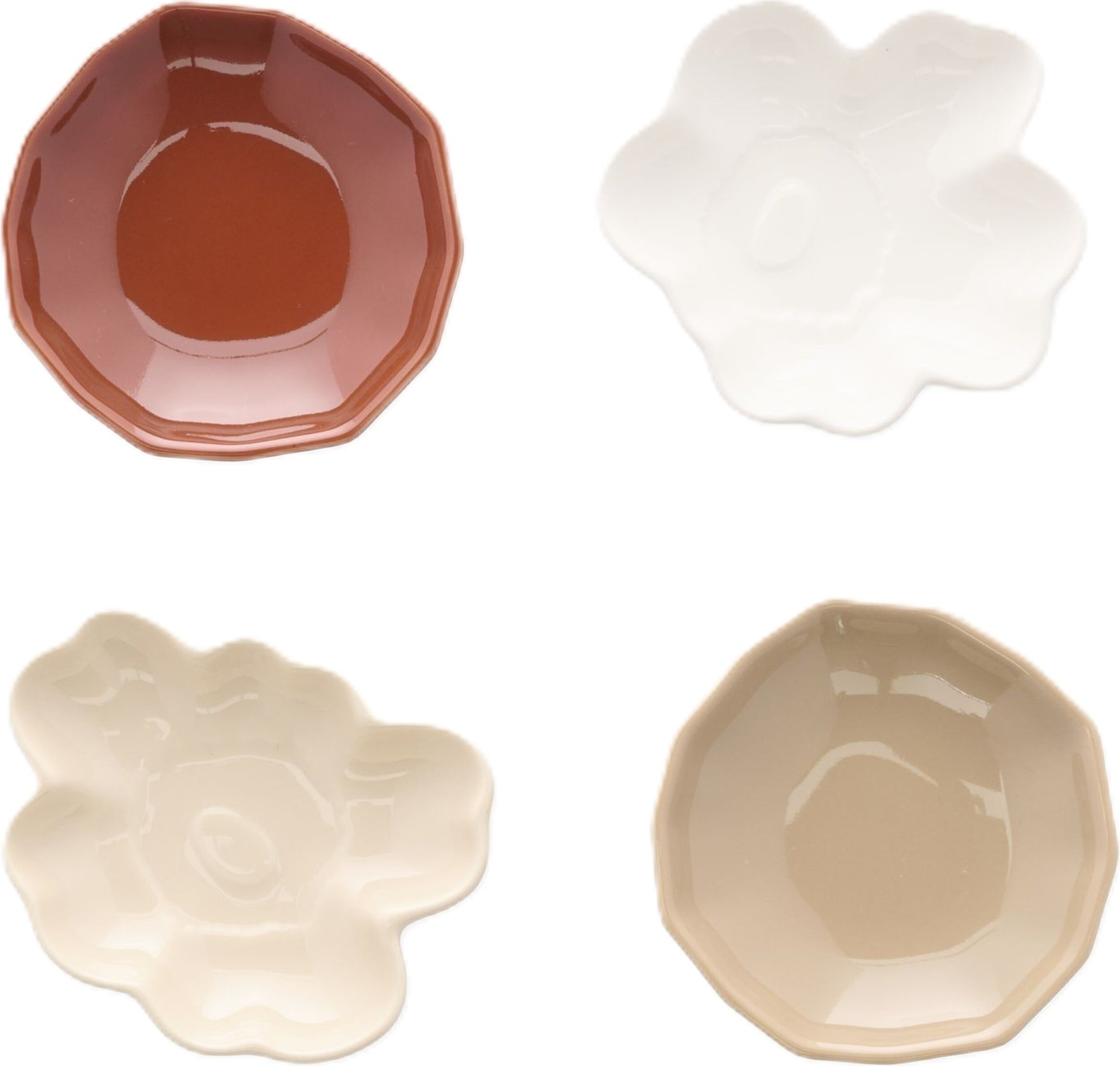Unikko & Kivet Dessertteller 9 cm, 4-tlg.