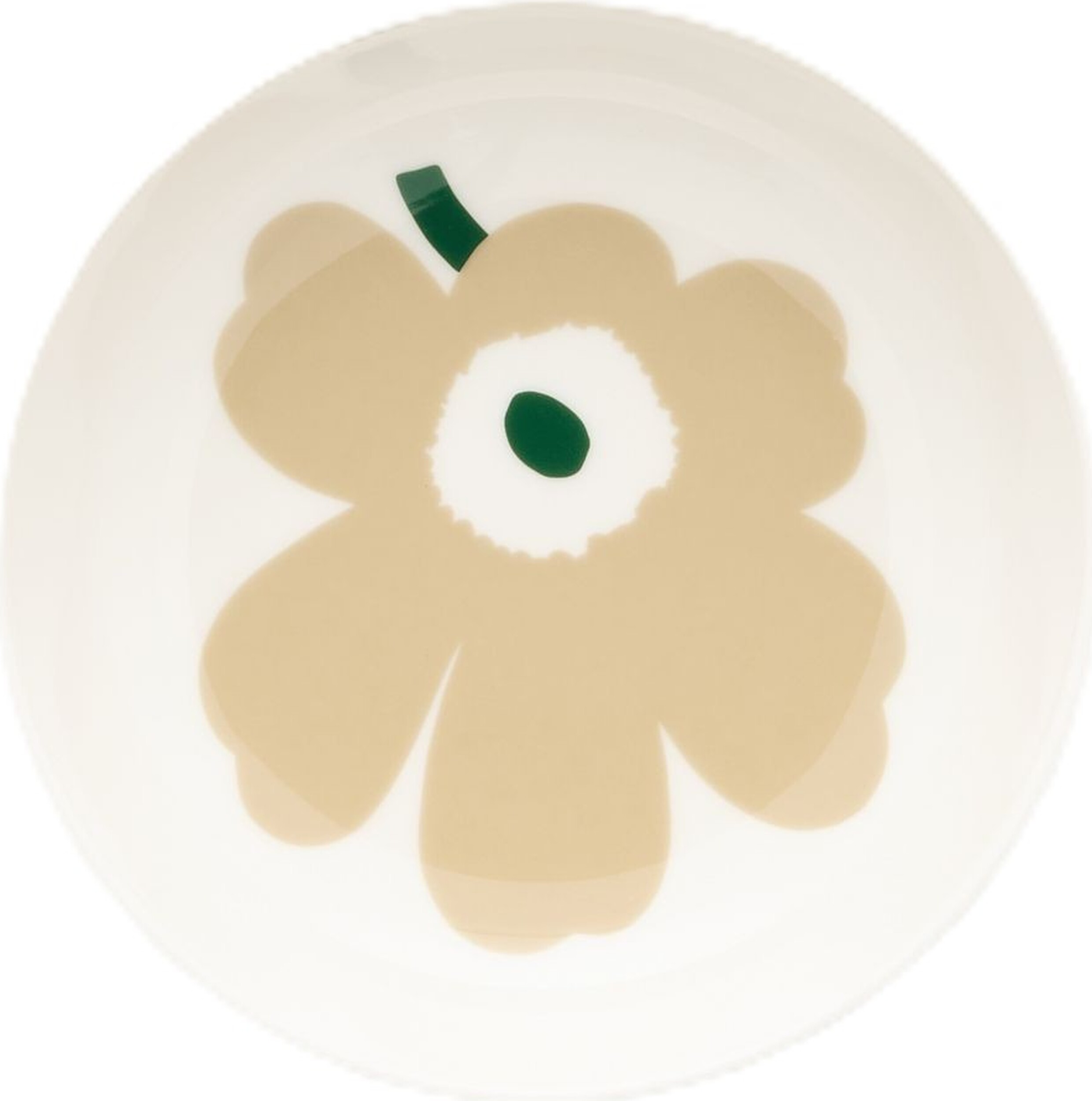 Unikko Schale 13 cm, weiß-sandfarben
