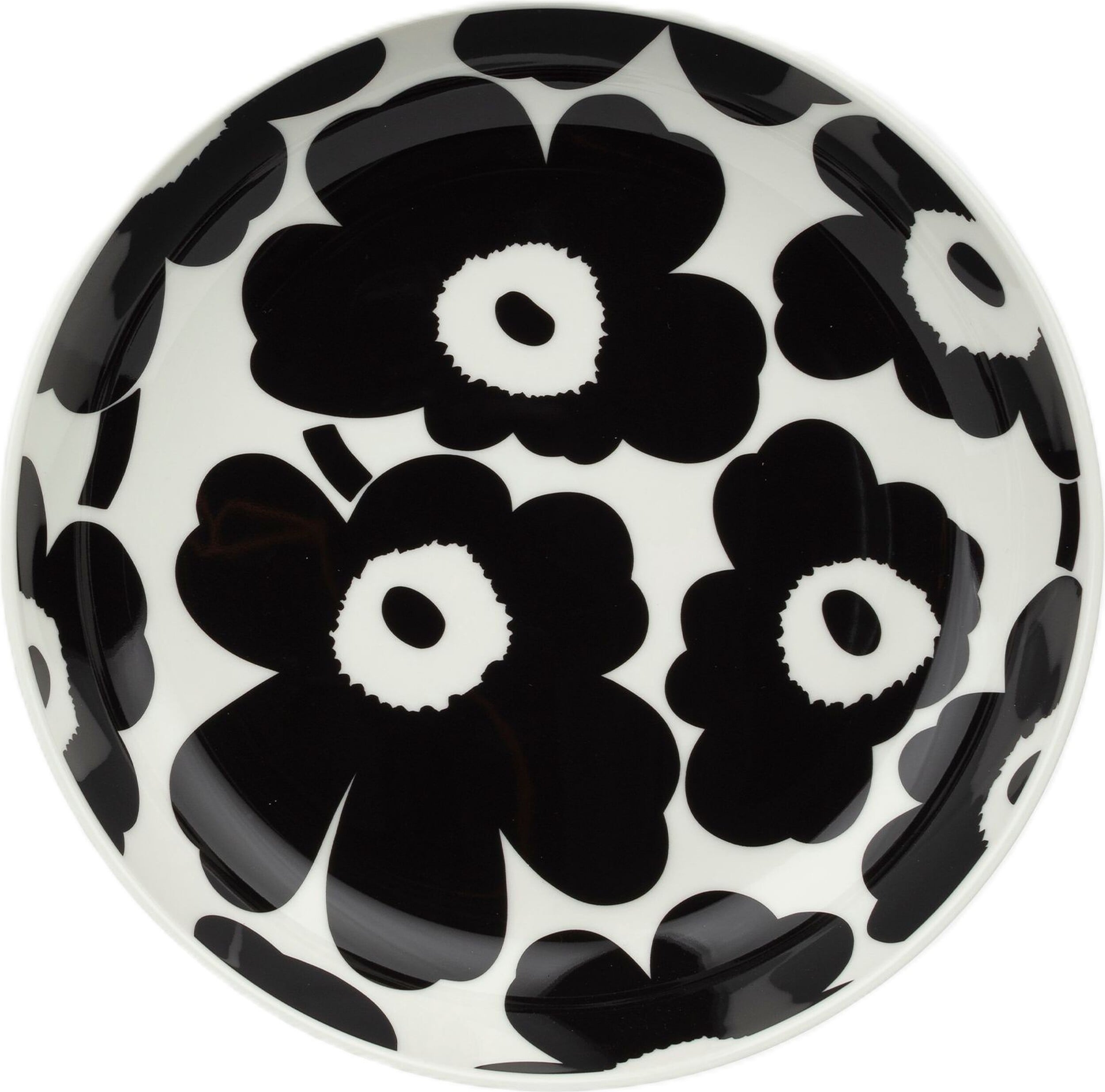 Unikko Suppenschale 20,5 cm, schwarz-weiß