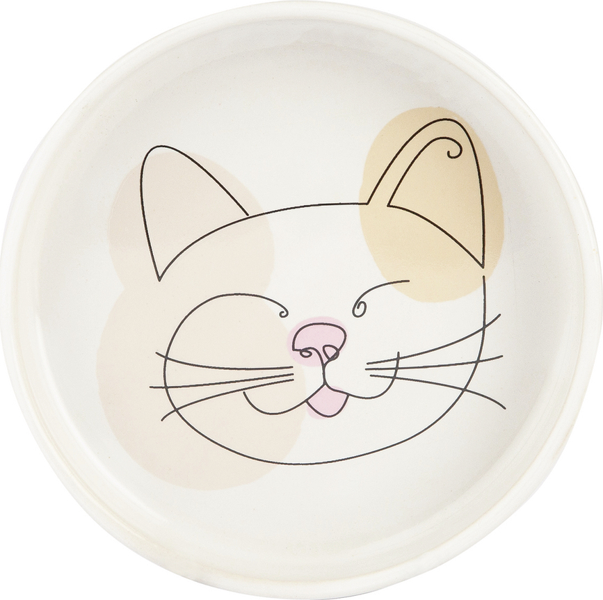 Abstract Gamelle pour Chat 13 cm