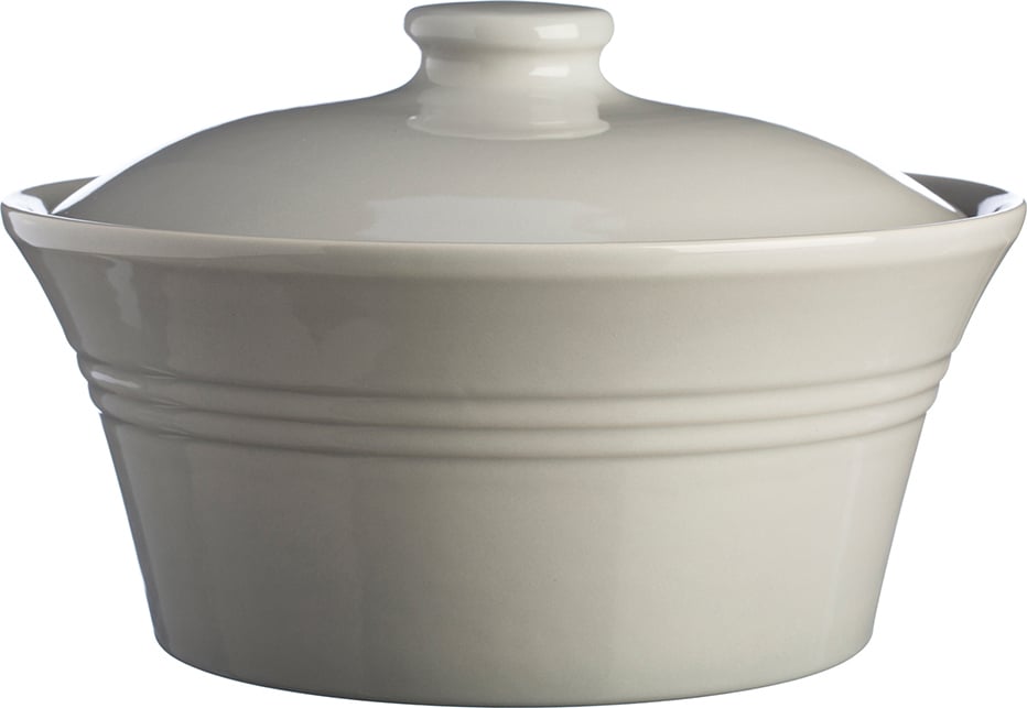 Classic Kitchen Auflauf- und Servierform rund, 2,5 l, grau