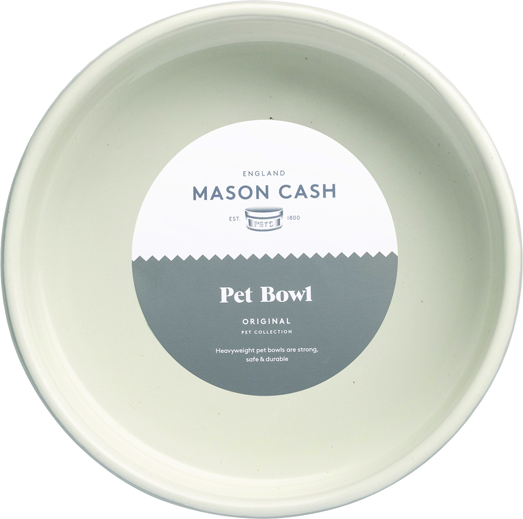 Mason cash grey dog bowl hotsell