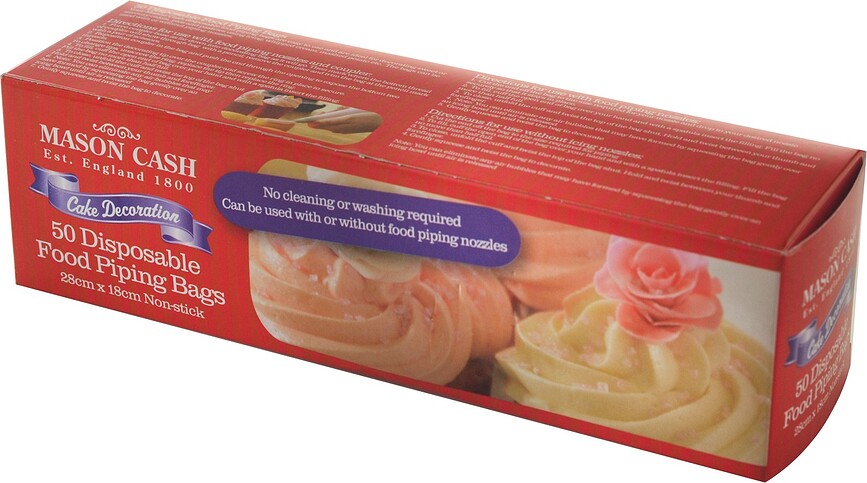 Mangas Pasteleras Mason Cash, 50 unidades