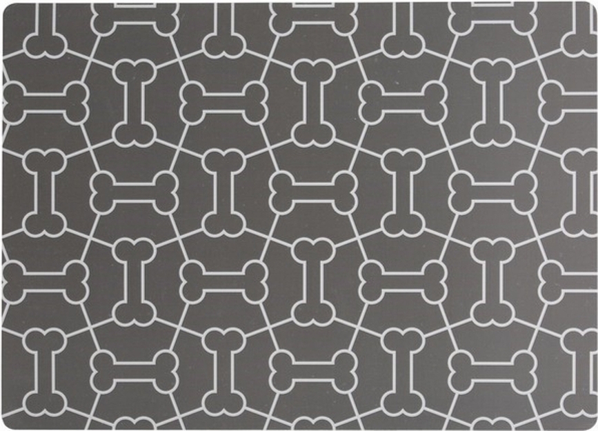 Mason Cash Tapis de Gamelle pour chien ou chat, gris