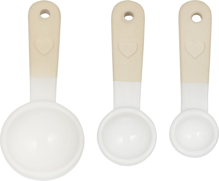 Medidores de Cocina Rustic Charm, beige, 3 unidades