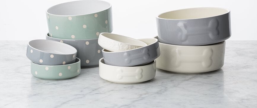 Petware Zdjela za mačku niska 13 cm siva