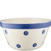 Spots & Stripes Kitchen bowl blue dots