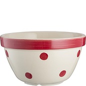 Spots & Stripes Kitchen bowl red dots