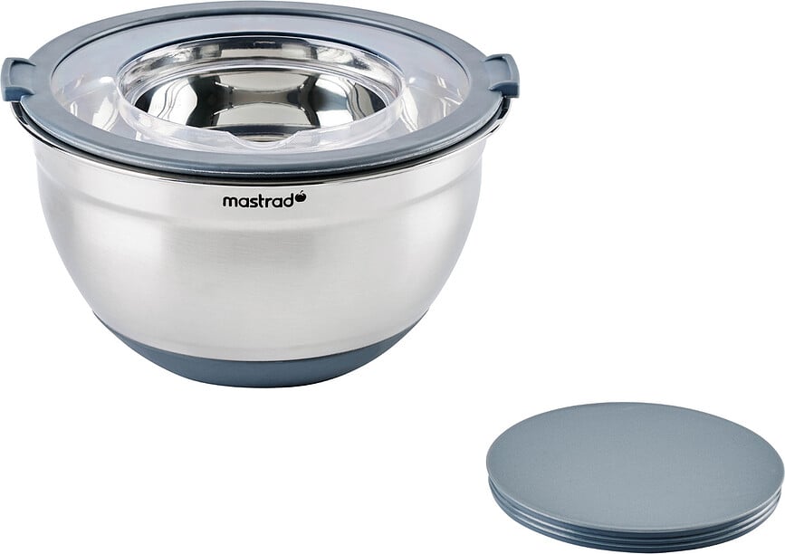 Bol de acero inoxidable para mezclar Mastrad, 24 cm