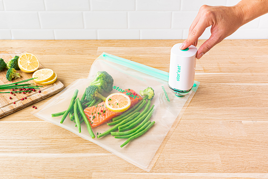 Bolsas para sistema de vacío Sous Vide, 6 L, Pack de 10 unidades