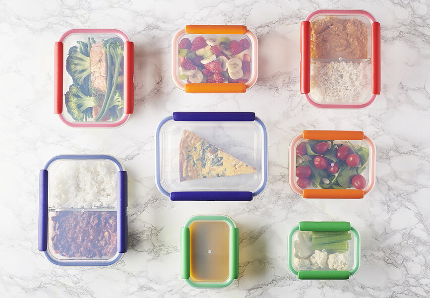 Contenedor de cristal Smart, 1 L, doble