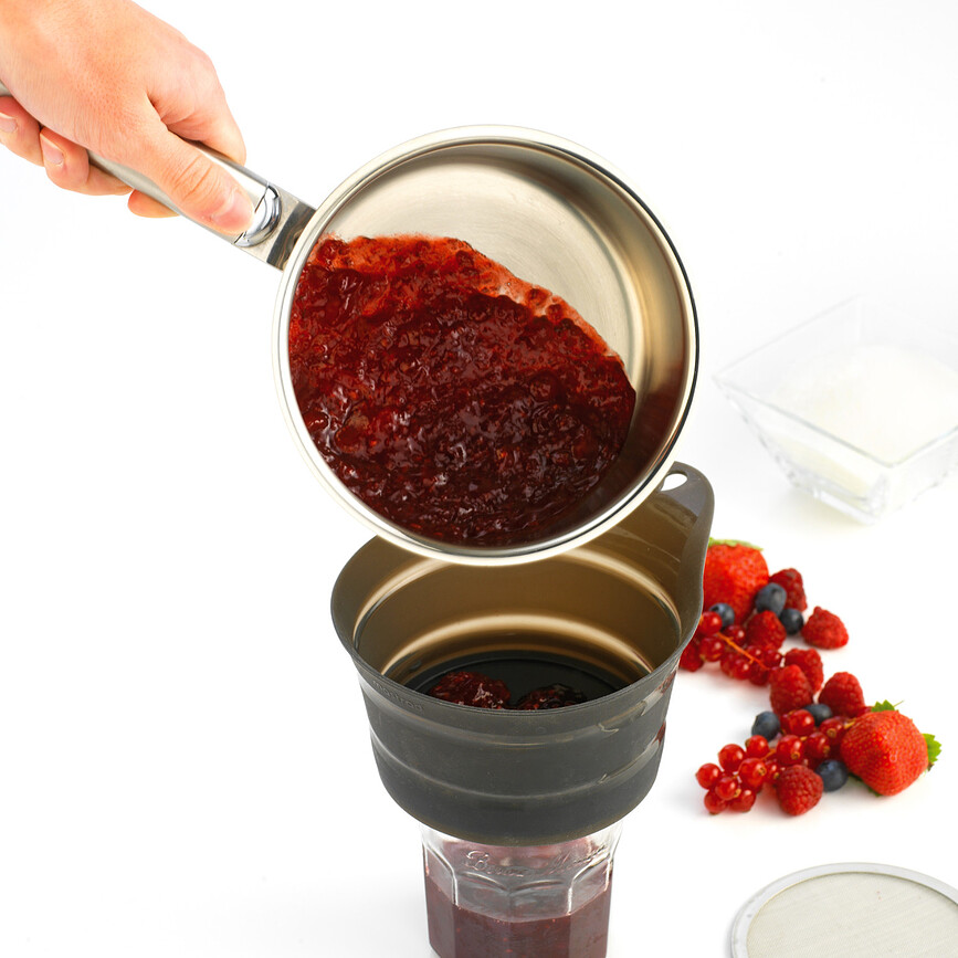 Embudo de silicona Mastrad, grafito