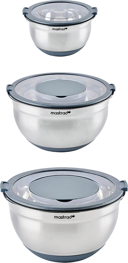 Mastrad Bols de cuisine, Lot de 3