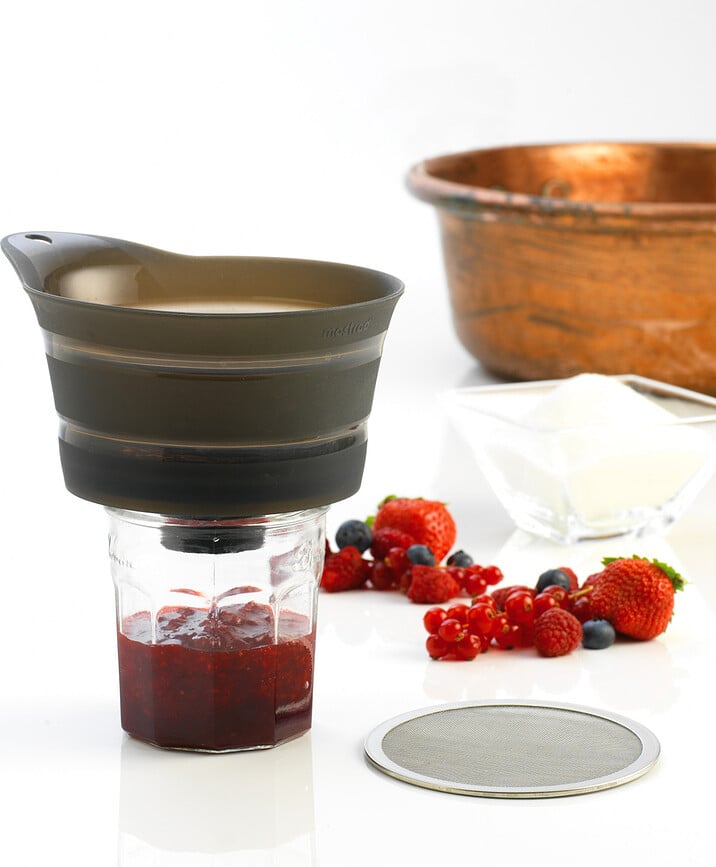 Mastrad Entonnoir en silicone, graphite