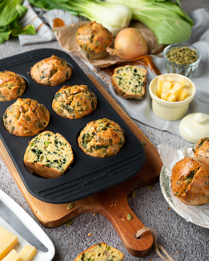 Mastrad Moule à 6 Muffins, en silicone