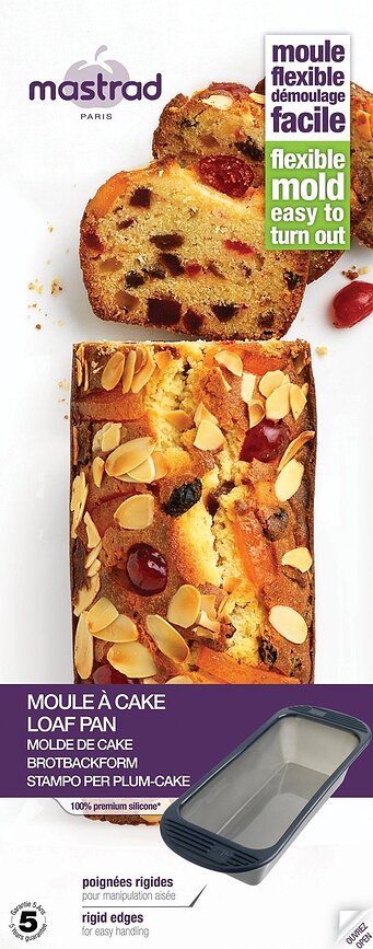 Mastrad Moule à Cake, en silicone