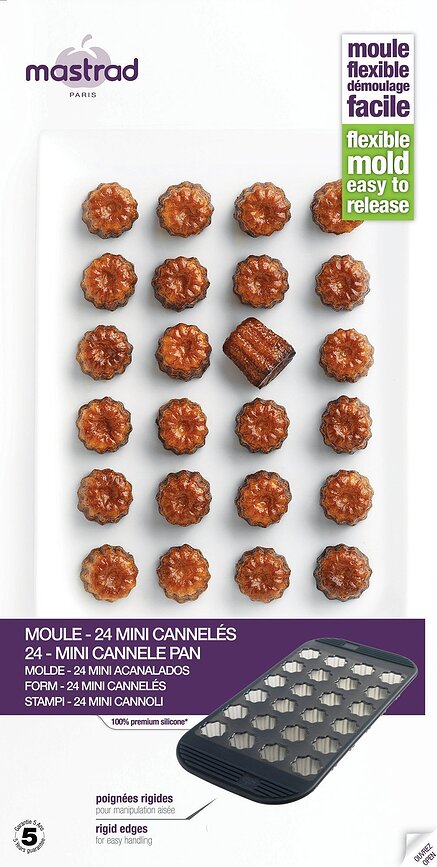 Mastrad Moule pour 24 mini-cannelés