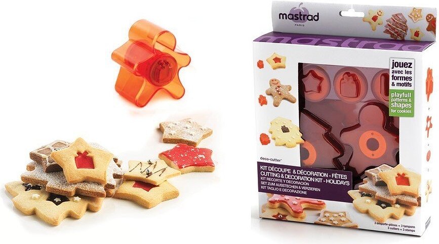 Mastrad Set kalupa i pečata za kolače