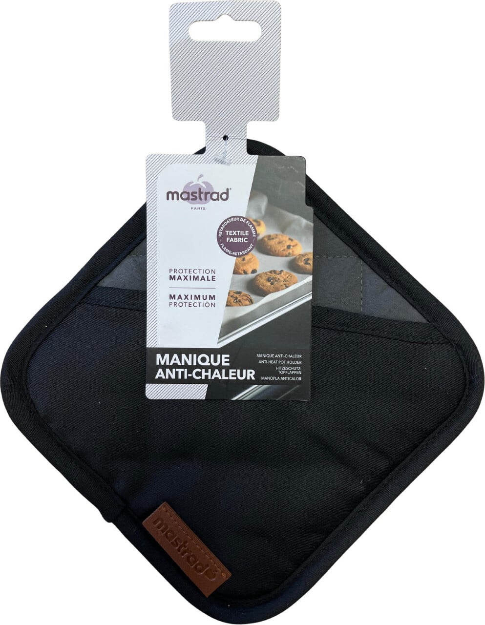 Mastrad Topflappen 19,5 x 19,5 cm, Silikon, mit Magnet