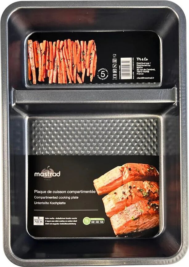 Molde para hornear de dos compartimentos Mastrad