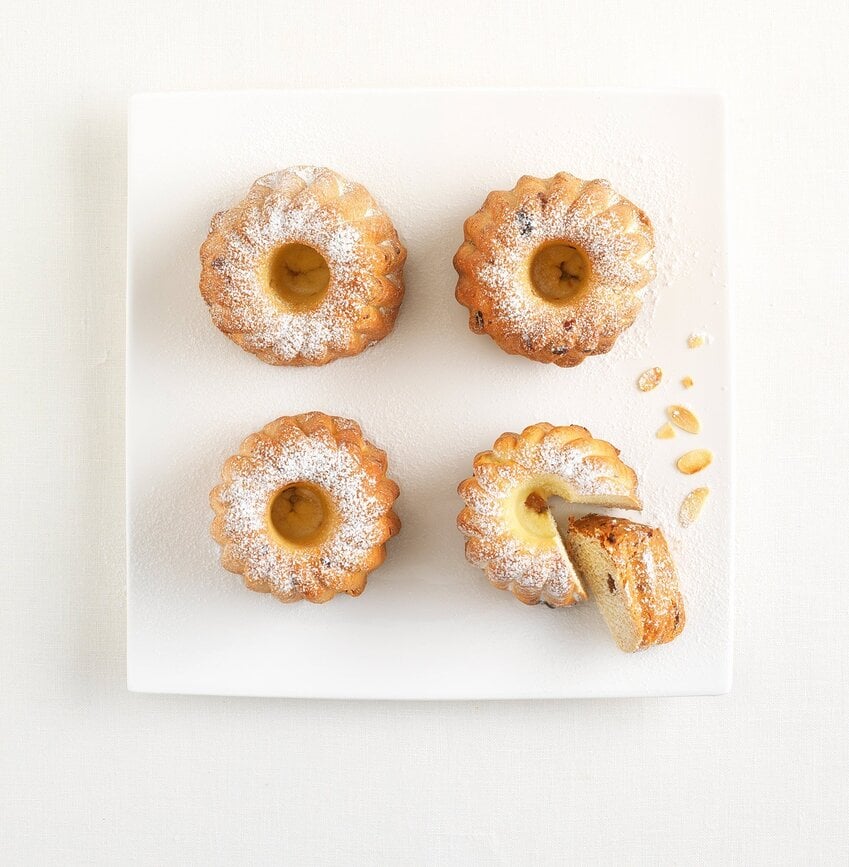 Molde para mini savarines Mastrad, 4 cavidades