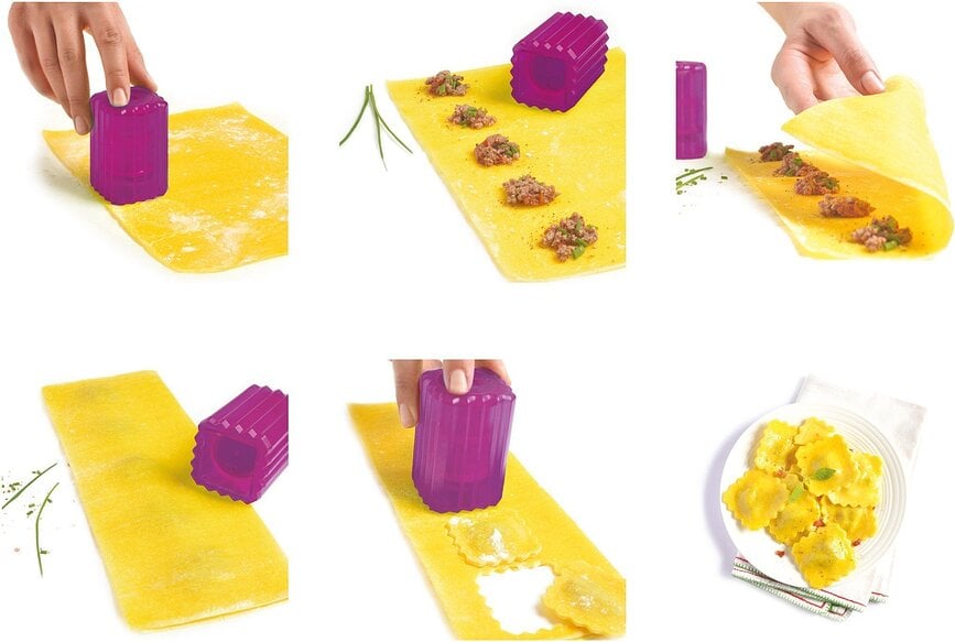 Moldes para ravioles y minipasteles