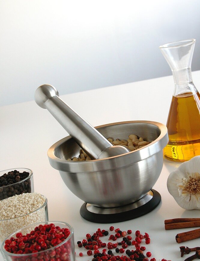 Mortero de acero Mastrad