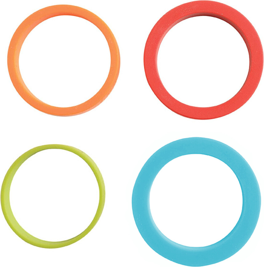 Rodillo de Amasar Mastrad, con anillos de grosor, 41 cm, Set de 5 piezas