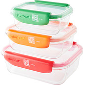 Smart Kitchen containers glass 3 pcs