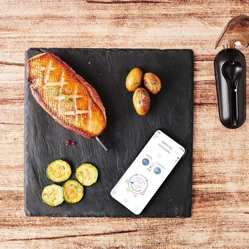 Termómetro para carne Meat It Plus, con estuche