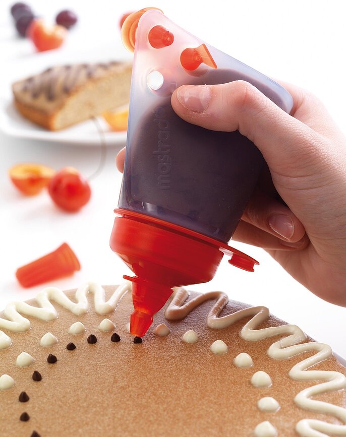 Jeringa de Repostería Deco Pocket, 100 ml, 4 boquillas