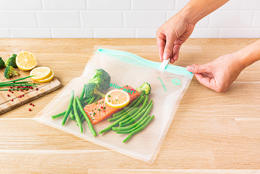 Vakuumska črpalka za Sous Vide, z vrečkami za kuhanje, 11-delni set