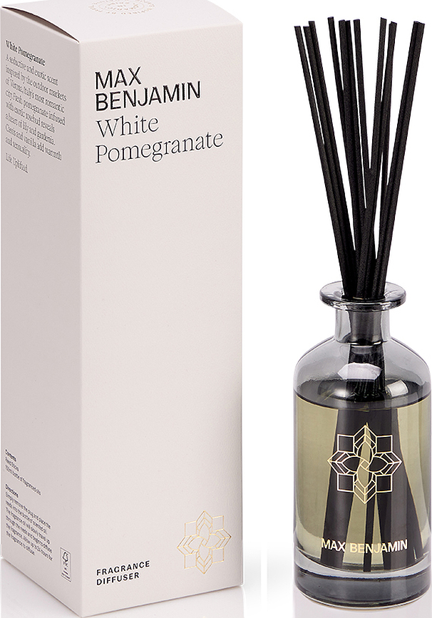 Difusor de Aromas Max Benjamin, aroma Granada Blanca, 150 ml