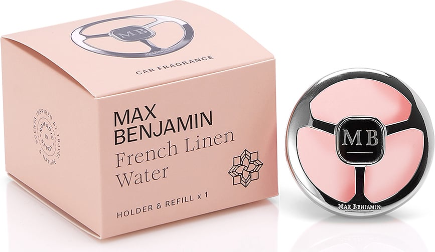 Max Benjamin Diffuseur de Parfum pour Voiture, French Linen Water
