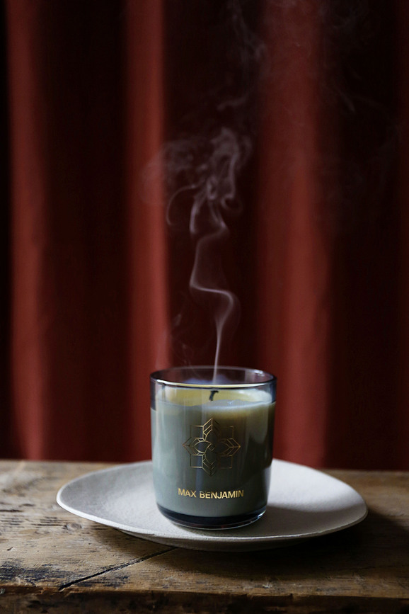 Max Benjamin Dišeča sveča Limonska trava in Ingver