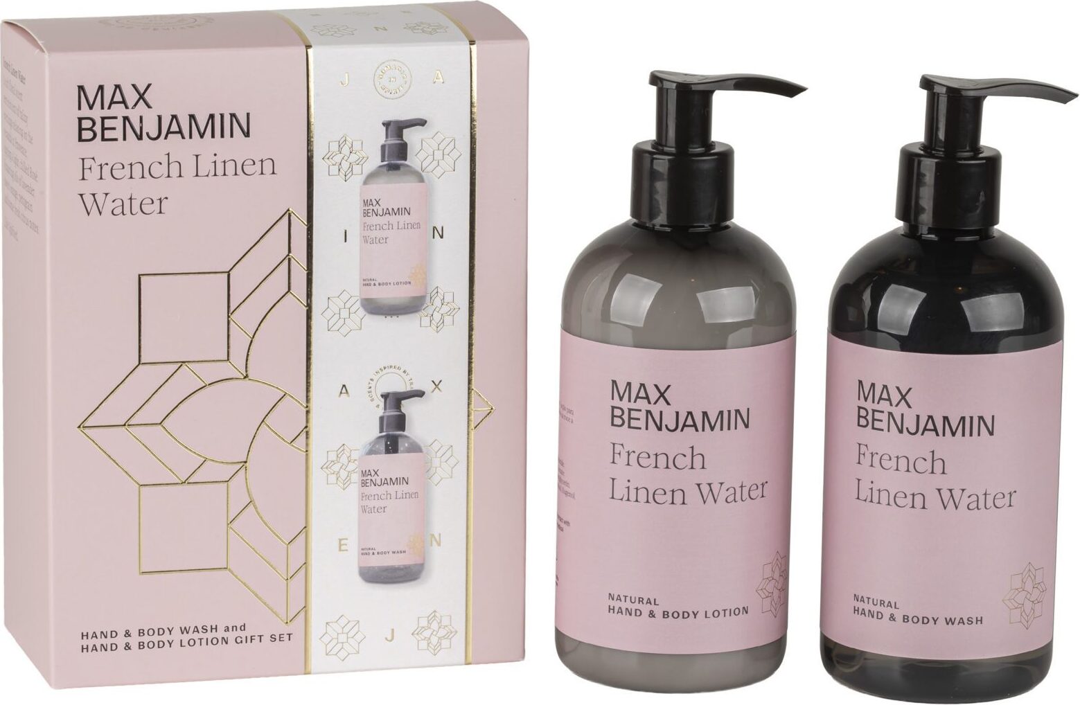 Max Benjamin French Linen Water Badeschaum und Körperlotion, 2-tlg.
