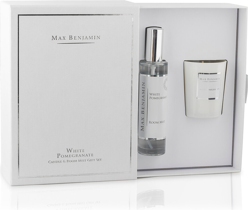 Set de Vela y Bruma Perfumada White Pomegranate, aroma de granada blanca, 2 piezas