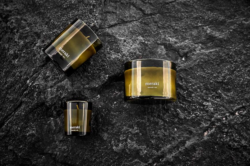 Meraki Κερί Αρωματικό Oud Leaf, μικρό