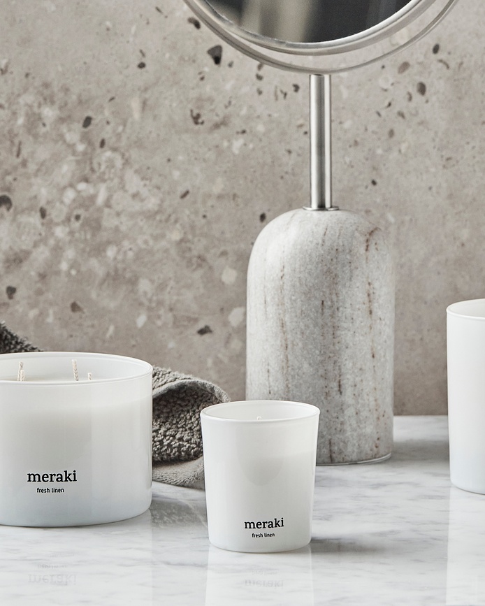 Meraki Oud Leaf Bougie Parfumée, petite