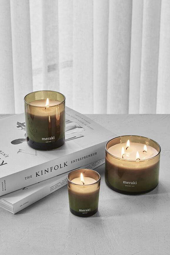 Meraki Oud Leaf Bougie Parfumée, petite